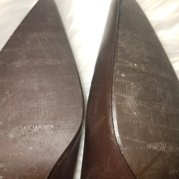 Stuart Weitzman Leather Heels - Picture 8 of 8